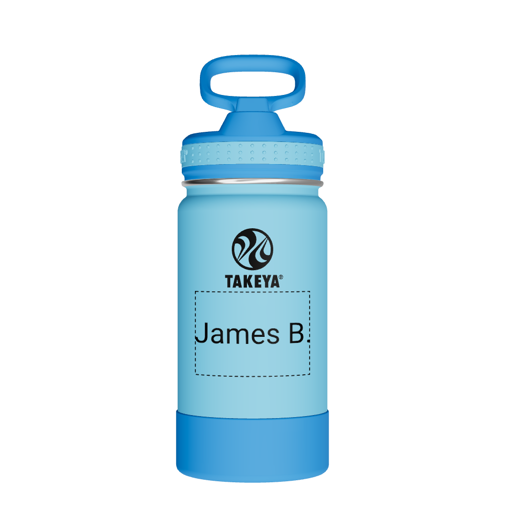 Actives Kids Water Bottle With Straw Lid - customized