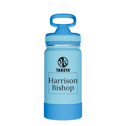 Actives Kids Water Bottle With Straw Lid - customized