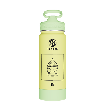 Actives Kids Glow In The Dark Water Bottle With Straw Lid - customized