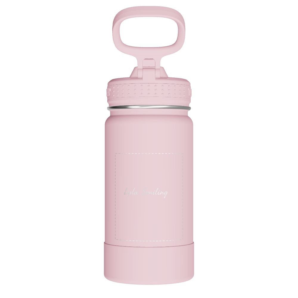 Actives Kids Water Bottle With Straw Lid - customized