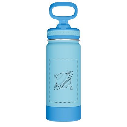 Actives Kids Water Bottle With Straw Lid - customized