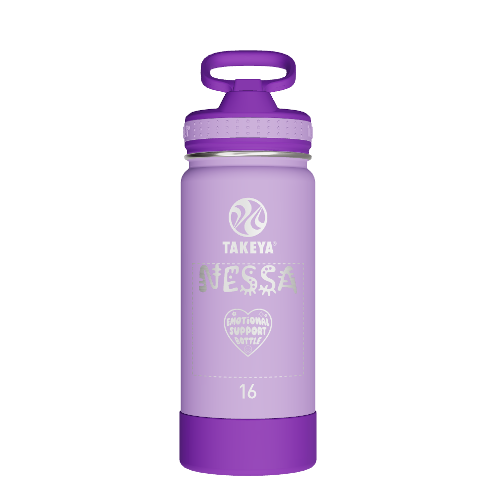 Actives Kids Water Bottle With Straw Lid - customized